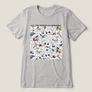 Camiseta Triblenda ¡HIPPOS VAMOS BERSERK! Sandra Boynton T-Shirt