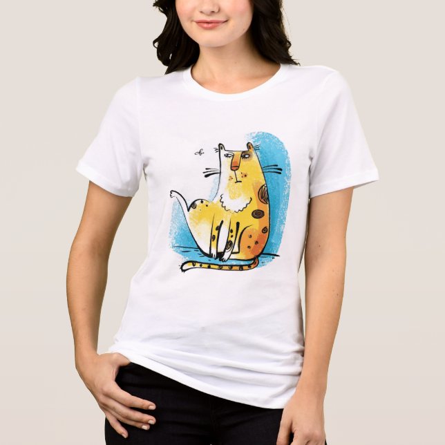 Camiseta Triblenda Historias de gato en tu camiseta (Anverso)