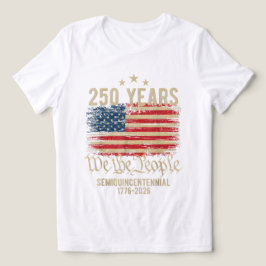 Camiseta Triblenda Historic 250 Years USA Tee – We the People & Gold 