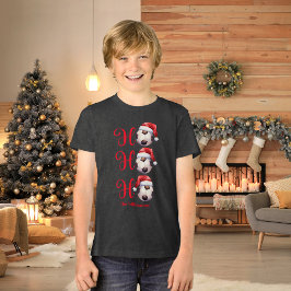 Camiseta Triblenda Ho Ho Ho Fútbol Navidad