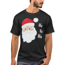 Ho Ho Ho Ho Santa Face Navidades vacaciones Red Wh