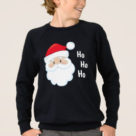 Camiseta Triblenda Ho Ho Ho Ho Santa Face Navidades vacaciones Red Wh