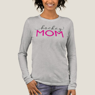 Camiseta Triblenda Hockey Mamá Racerback Tank, Madre Regalo Cumpleaño