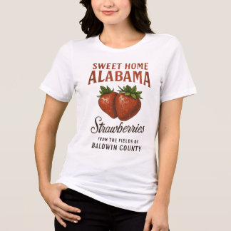Camiseta Triblenda hogar dulce alabama fresberry