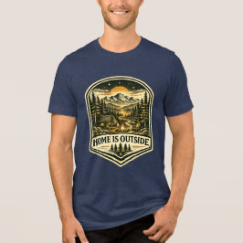 CAMISETA TRIBLENDA HOGAR ESTÁ FUERA