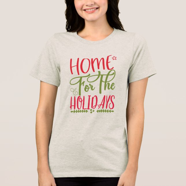 Camiseta Triblenda Hogar para vacaciones (Anverso)