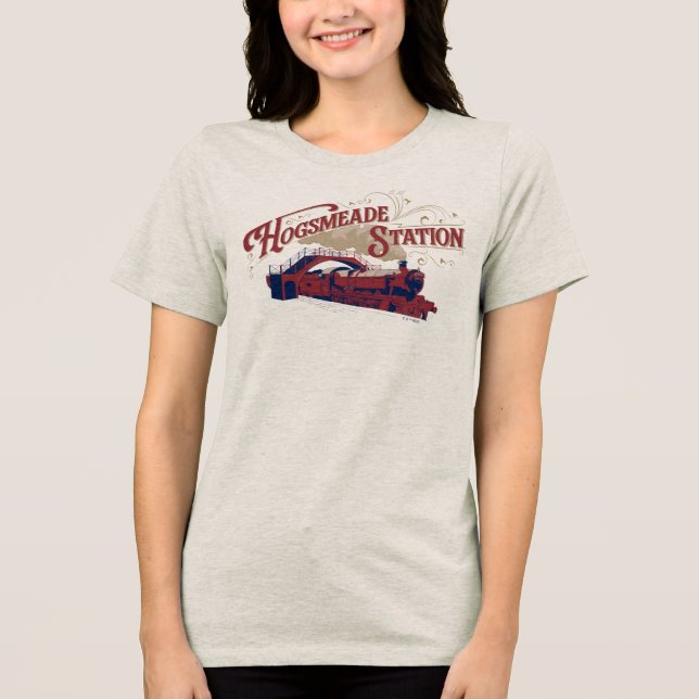 Camiseta Triblenda HOGSMEADE Station Vintage Graphic (Anverso)