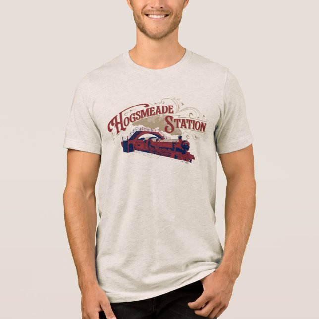 Camiseta Triblenda HOGSMEADE Station Vintage Graphic (Anverso)