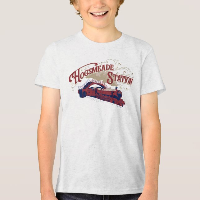 Camiseta Triblenda HOGSMEADE Station Vintage Graphic (Anverso)
