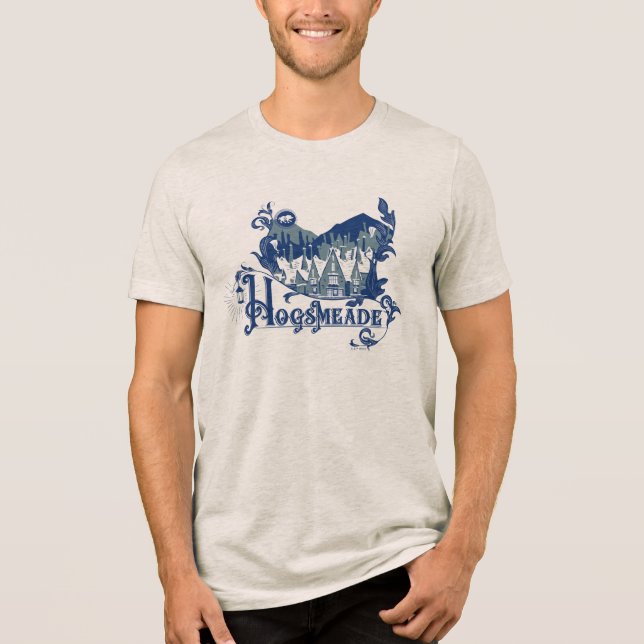 Camiseta Triblenda HOGSMEADE™ Vintage Village Graphic (Anverso)