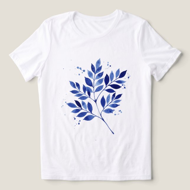 Camiseta Triblenda Hojas (Diseño delantero )