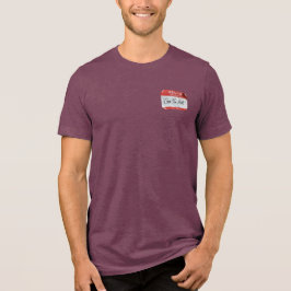 Camiseta Triblenda Hola: ¡Me llamo Vete al Infierno!