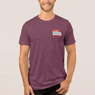 Camiseta Triblenda Hola: ¡Me llamo Vete al Infierno!