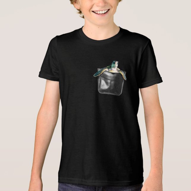 Camiseta Triblenda Hola pequeña tortuga (Anverso)