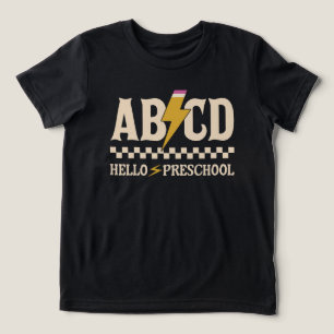 Camiseta Triblenda Hola Preescolar Maestría de Preescolar