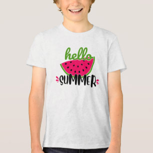 Camiseta Triblenda Hola Sandía de Verano