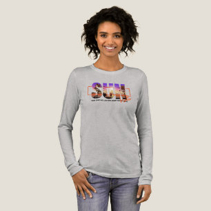 Camiseta Triblenda Hola Sol (Modo claro)   Manga Larga para Mujer
