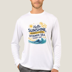 Camiseta Triblenda Hola Sunshine, adiós estrés - Ocean Motion Edit