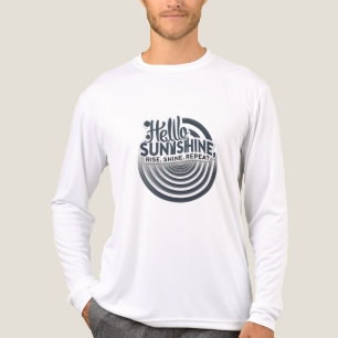 Camiseta Triblenda Hola Sunshine – Centrado y Fuerte