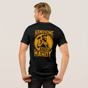 Camiseta Triblenda Hombres Divertidos Guapos y Hábiles