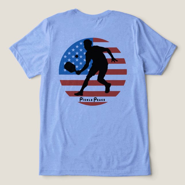 Camiseta Triblenda Hombres patrióticos (Diseño Reverso )
