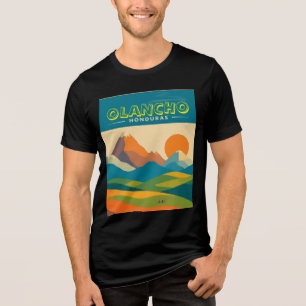 Camiseta Triblenda  Honduras OLANCHO Retro poster
