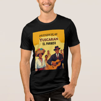 Camiseta Triblenda Honduras YUSCARAN Retro poster