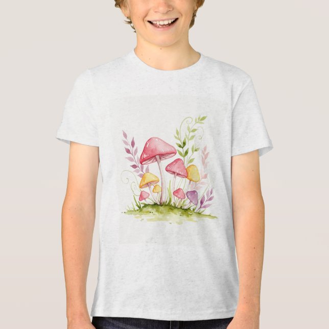 Camiseta Triblenda Hongos (Anverso)