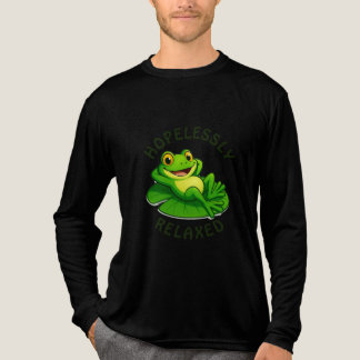 Camiseta Triblenda Hopelessly Relaxed Frog – Chill and Carefree Vibes
