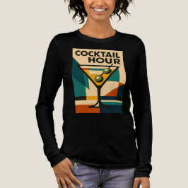 Camiseta Triblenda Hora de Cóctel Martini Bauhaus Moderno de Medianos