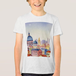 Camiseta Triblenda Horizonte urbano de la ciudad