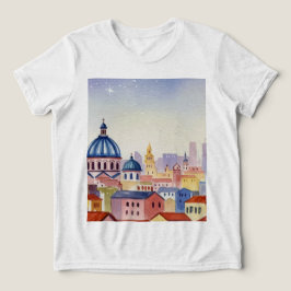 Camiseta Triblenda Horizonte urbano de la ciudad