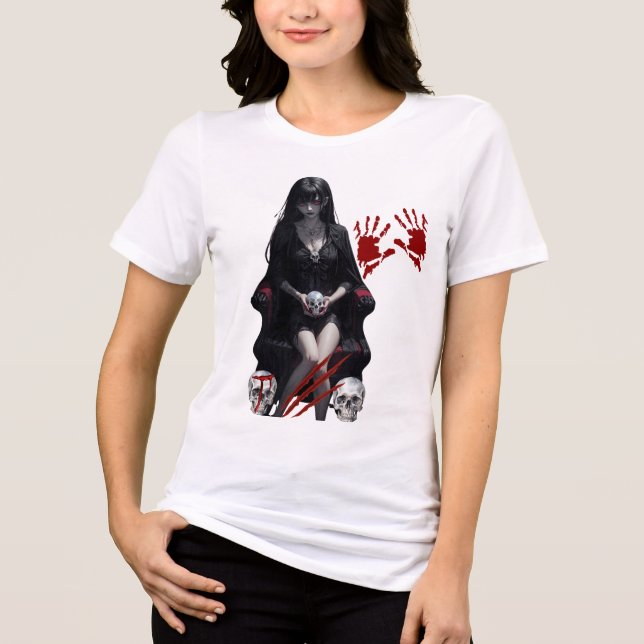 Camiseta Triblenda Horror gótico Anime T-Shirt (Anverso)