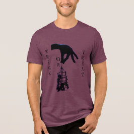 Camiseta Triblenda Horror Skeleton Creepy La jaula del esqueleto huma