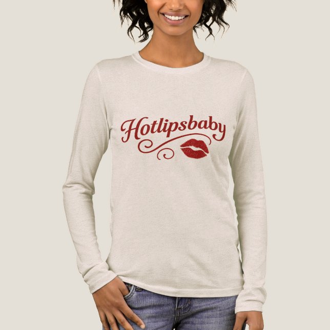 Camiseta Triblenda Hotlipsbaby Vintage Glamour T-Shirt – (Anverso)