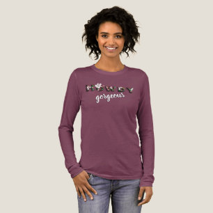 Camiseta Triblenda Howdy Gorgeous   Floral de Moda Rústica