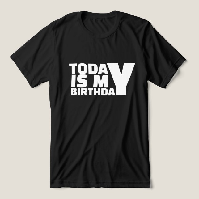 Camiseta Triblenda Hoy es mi cumpleaños (Diseño delantero )