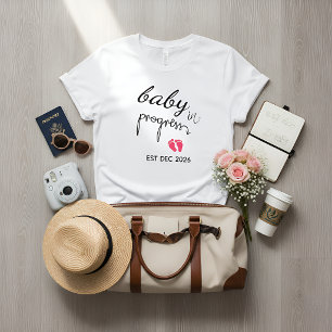 Camiseta Triblenda Huella de bebé niña Maternidad Mamás-
