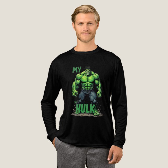 Camiseta Triblenda Hulk  (Anverso Completo)