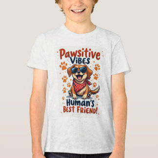 Camiseta Triblenda Human’s Best Friend Cute Dog