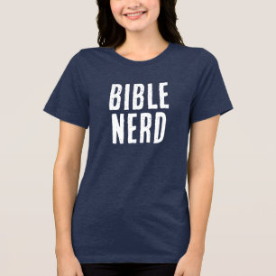 Camiseta Triblenda Humor Bíblico Cristiano Grunge para Frikis de la B