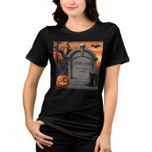 Humor de cementerio de Halloween "Claire Voyance"