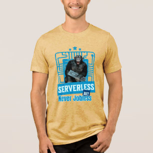 Camiseta Triblenda Humor de desarrollador de mono divertido sin servi