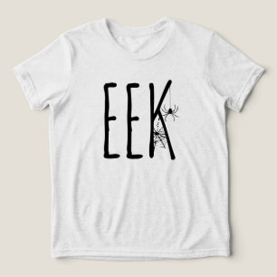 Camiseta Triblenda Humor de fantasma de Halloween EEK, araña de Hallo