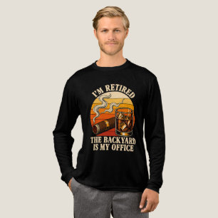 Camiseta Triblenda Humor de jubilación de whisky y cigarro vintage pa
