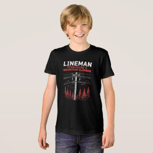Camiseta Triblenda Humor de Lineman: Los polacos como un alpinista