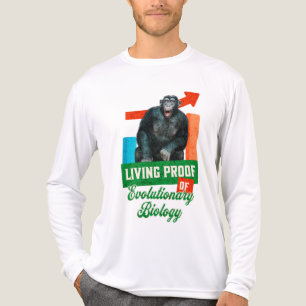 Camiseta Triblenda Humor divertido de biología evolutiva de chimpancé