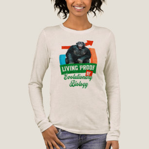 Camiseta Triblenda Humor divertido de biología evolutiva del chimpanc