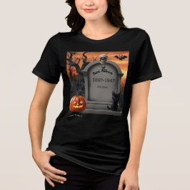 Camiseta Triblenda Humor en la cabeza de Halloween de "Ben Aiken"