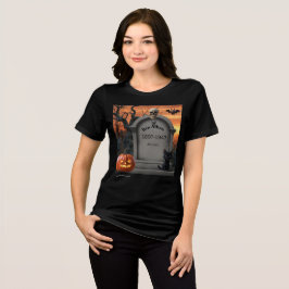 Camiseta Triblenda Humor en la cabeza de Halloween de "Ben Aiken"